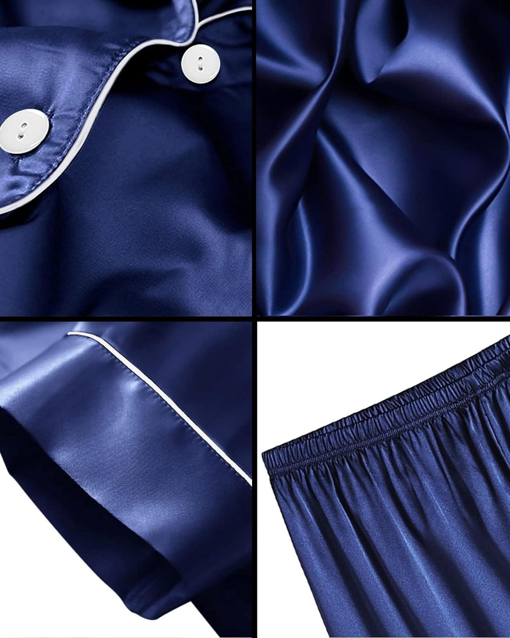 Pijama Infantil Americano Unissex Short e Camisa Manga Curta - Marinho