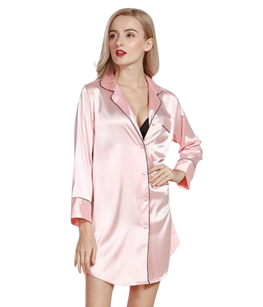 Camisola Feminina Americana Manga Longa - Rosa