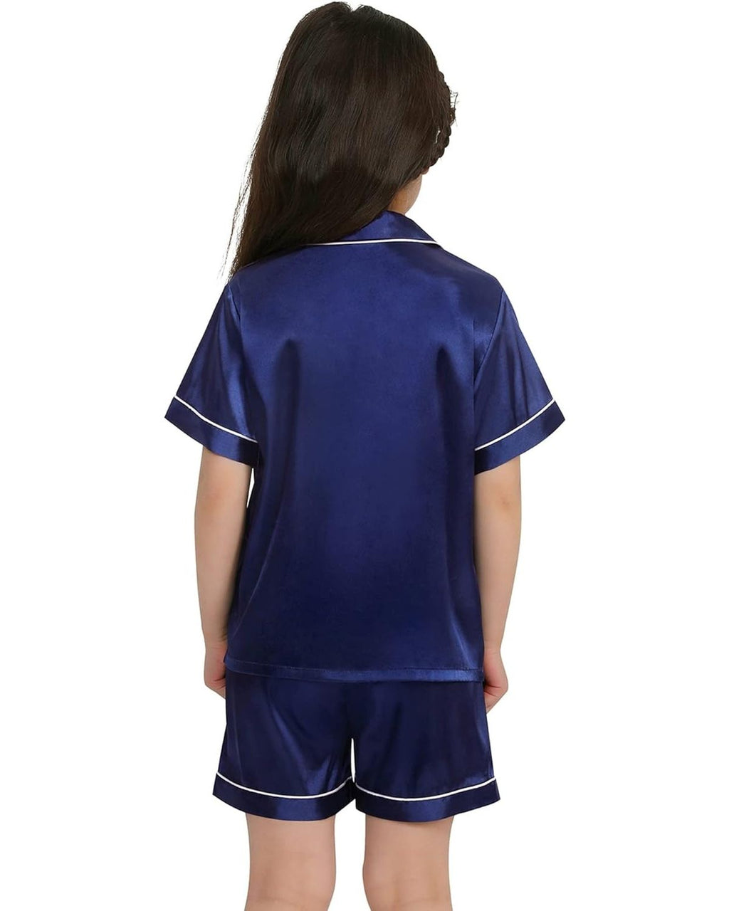 Pijama Infantil Americano Unissex Short e Camisa Manga Curta - Marinho